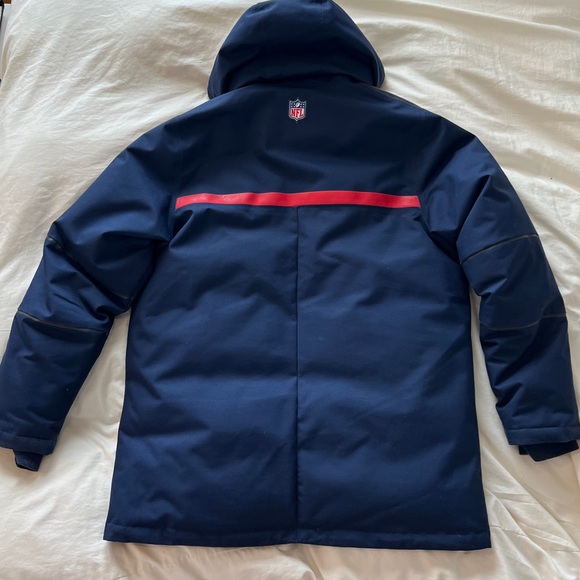 🔥🔥RARE NIKE ONFIELD NFL NE PATRIOTS STORM-FIT 550 DOWN PARKA LARGE🔥🔥 - Picture 2 of 5